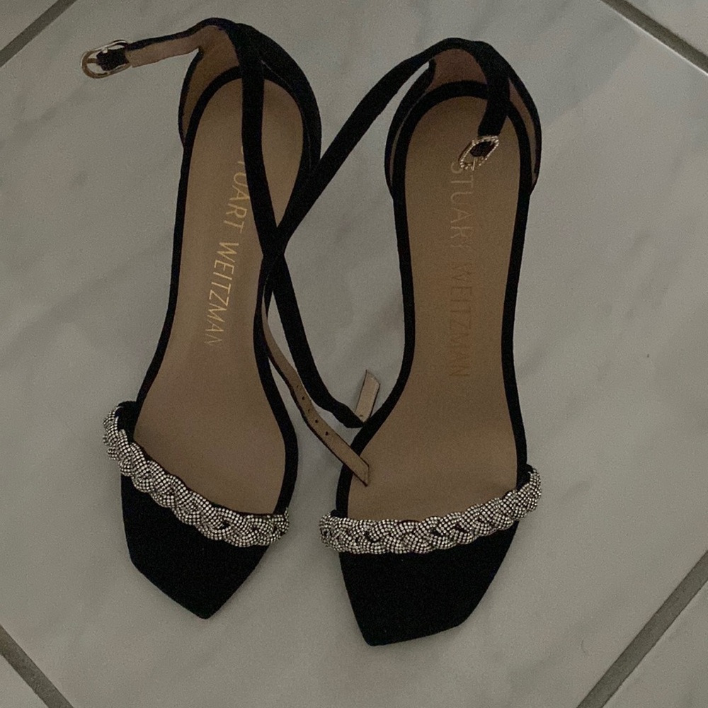 Black Stuart Weitzman heels. Size 8